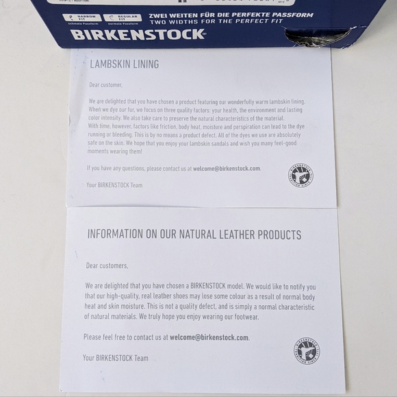 Birkenstock Mayari Shearling Oiled Leather Sandals - Womens 7 - New In Box - Picture 14 of 16